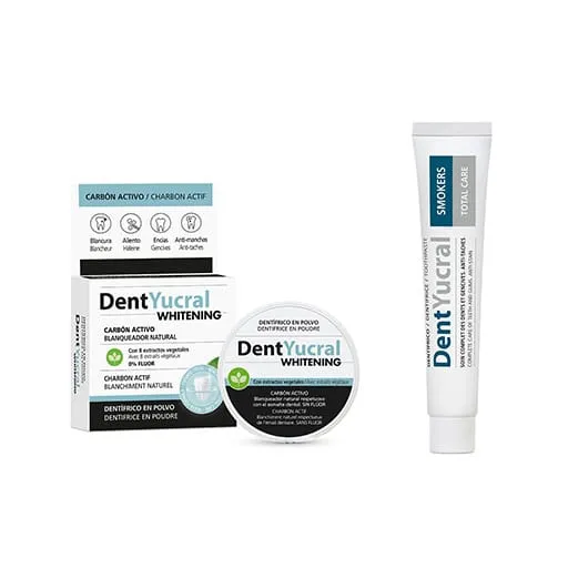 Pack Dentyucral Whitening Poudre + Dentifrice